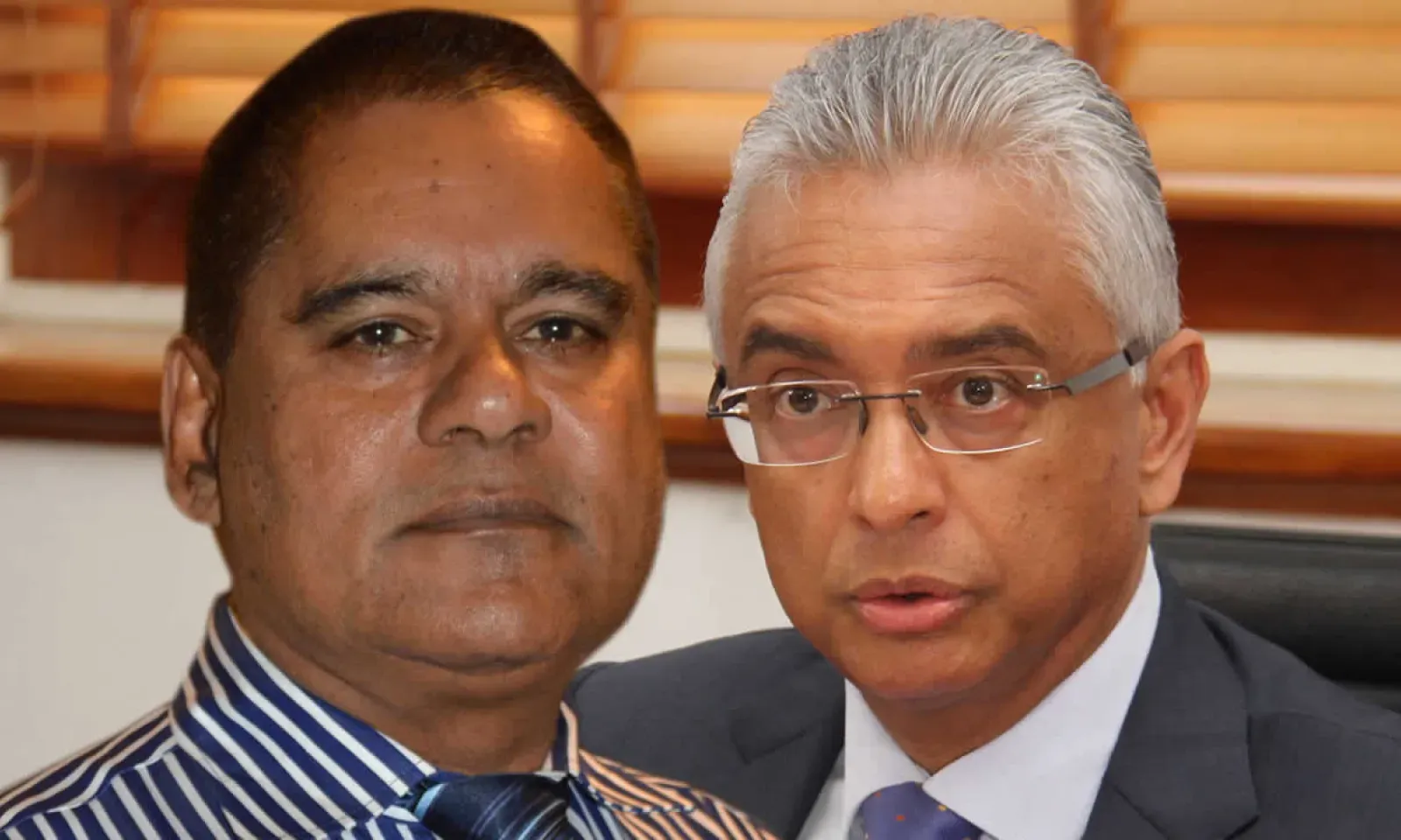 Rashid Imrith et Pravind Jugnauth