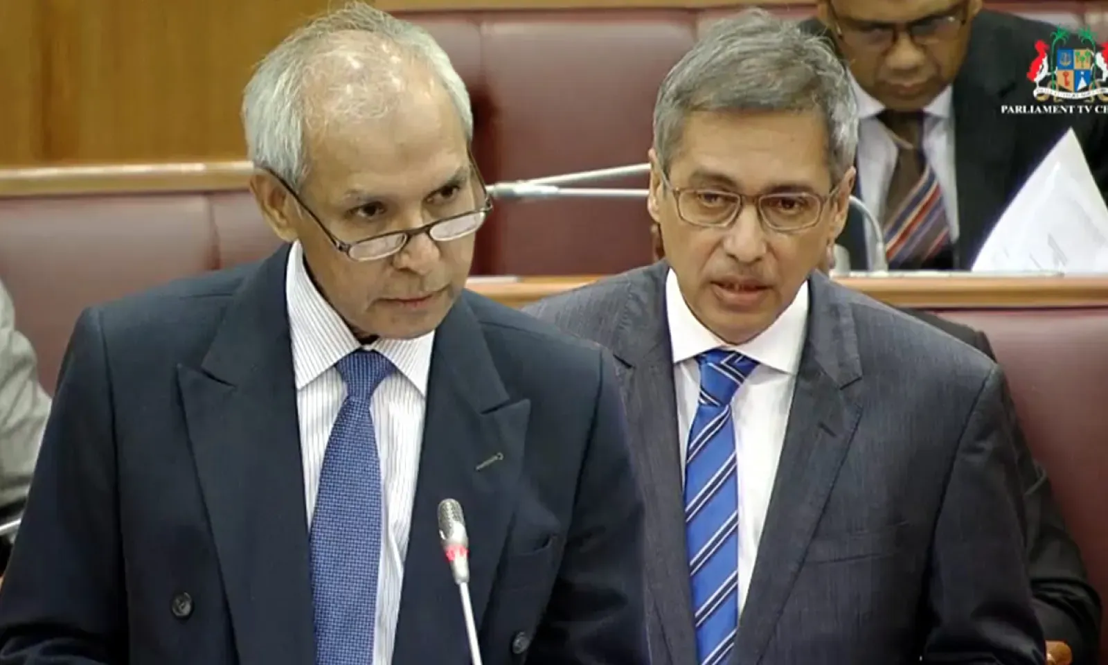 Xavier-Luc Duval et Anwar Husnoo