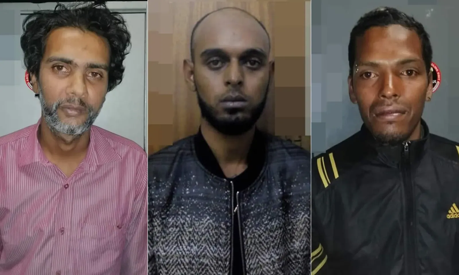 Adil Bhukoo, Jeff Augustine et Louis David Monrose.