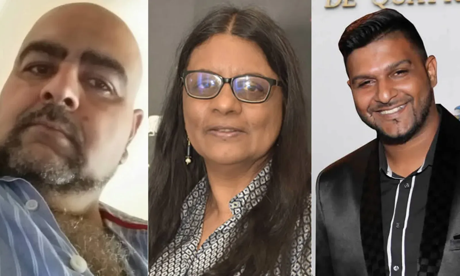 Jean François Leckning, Adi Teelock et Samad Gunny