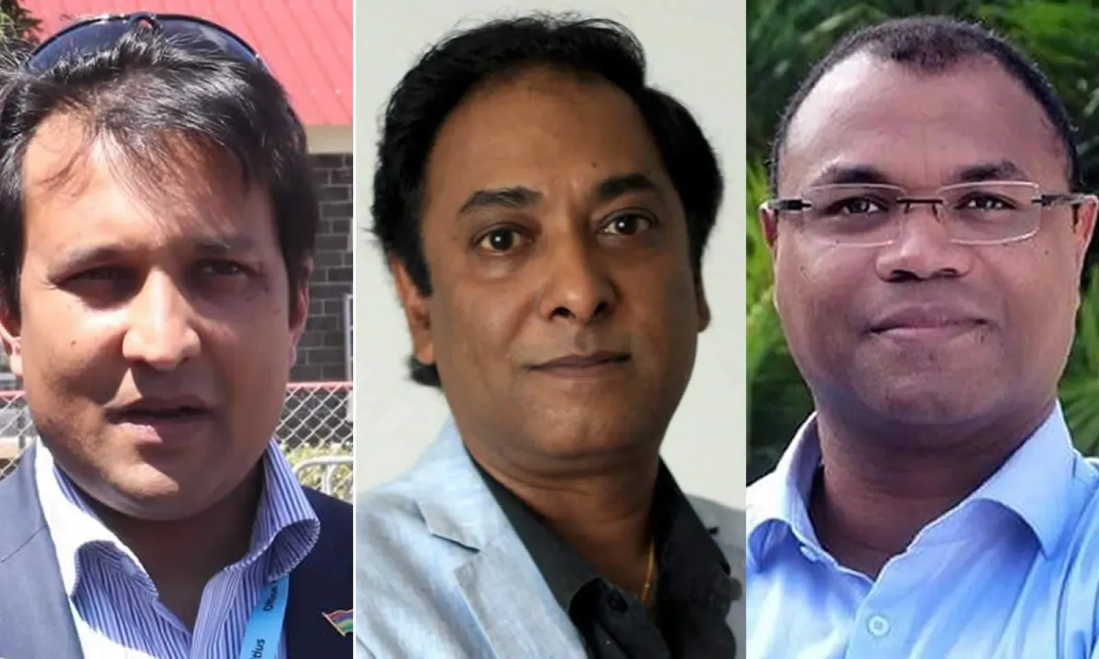 Yuvan Beejadhur, Dev Sunnassy et Patrick Belcourt.