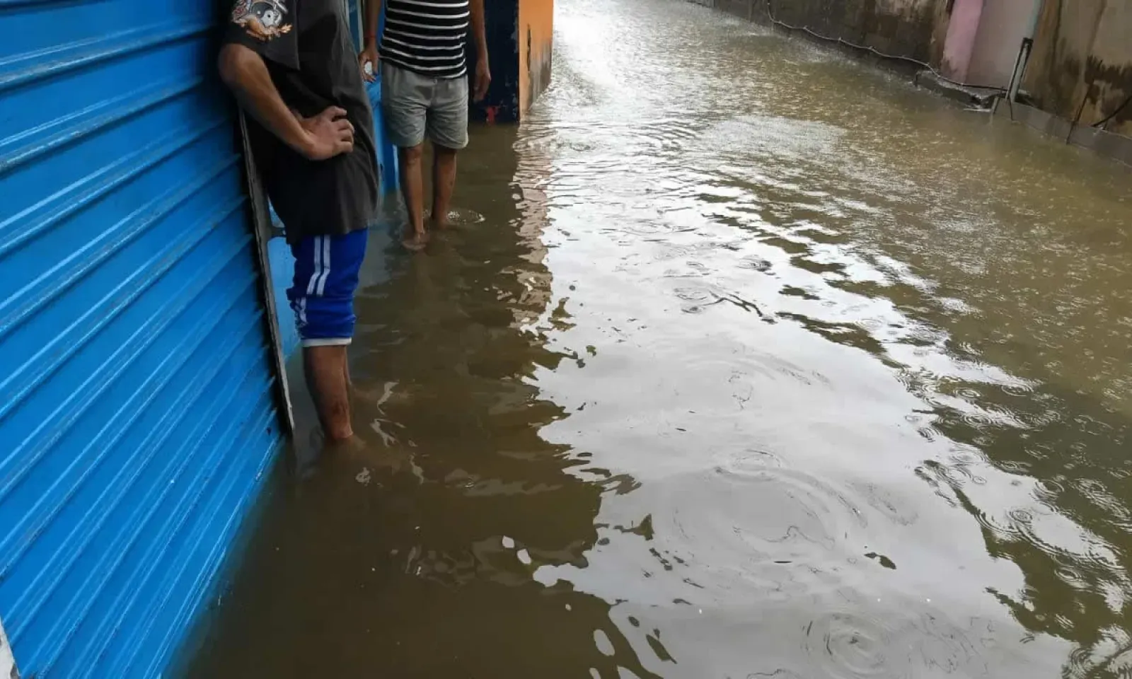 Pluies torrentielles à Plaine Magnien