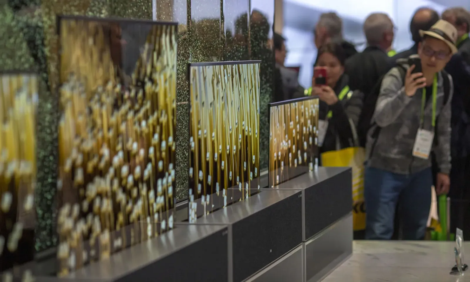 L’écran enroulable est une innovation de LG.