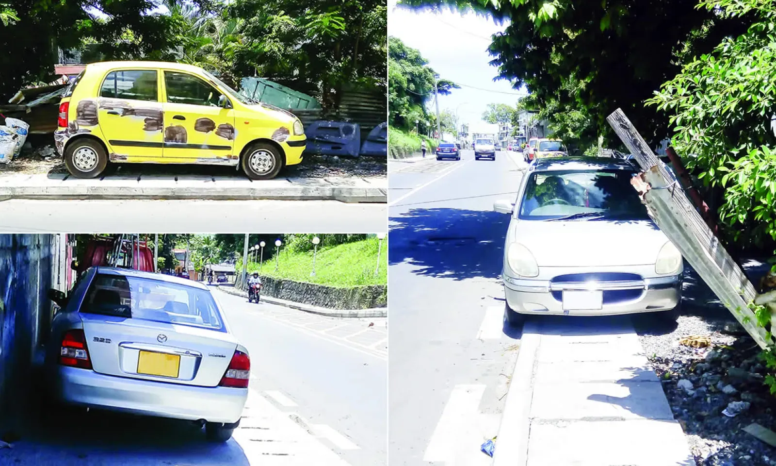 Trottoirs pour voitures