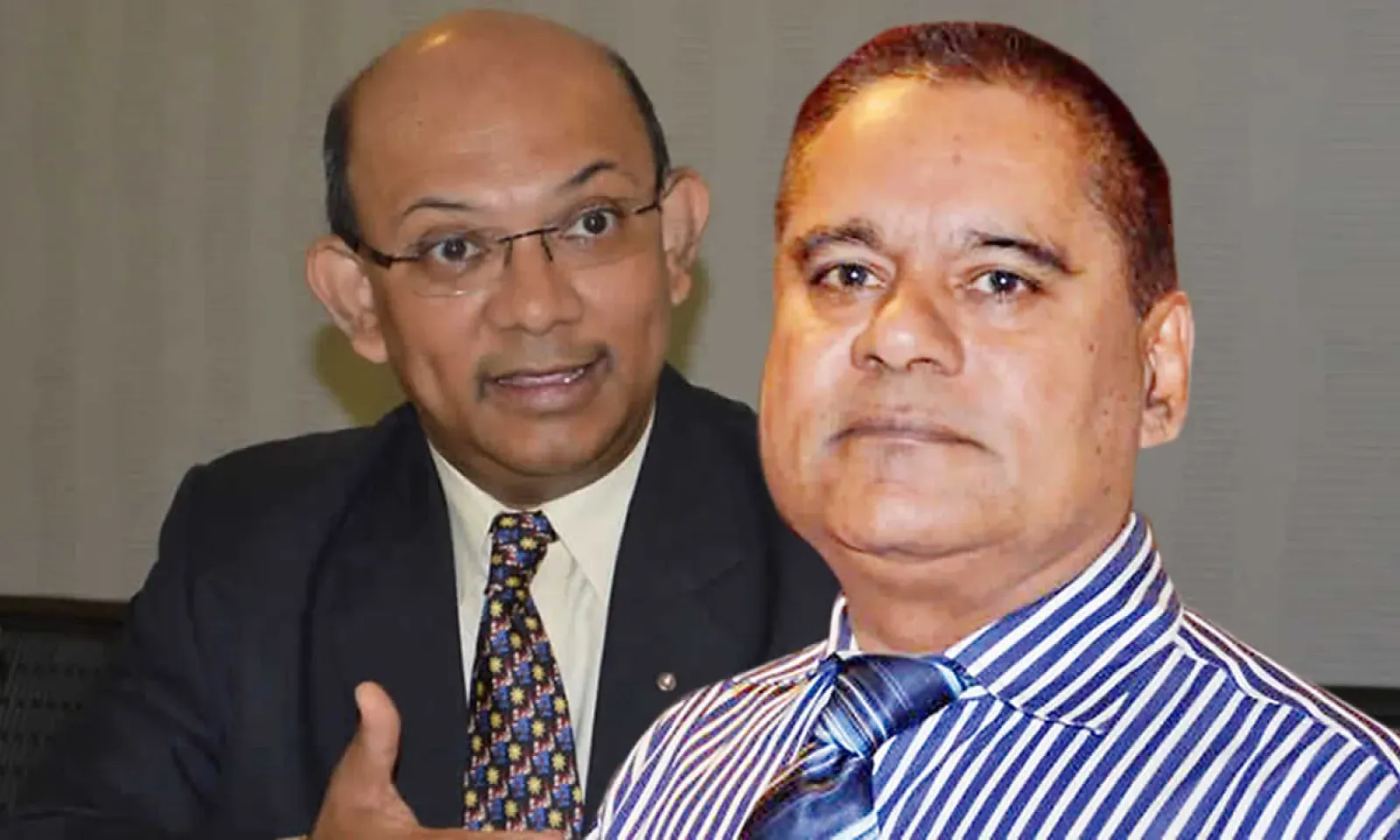 Etienne Sinatambou et Rashid Imrith