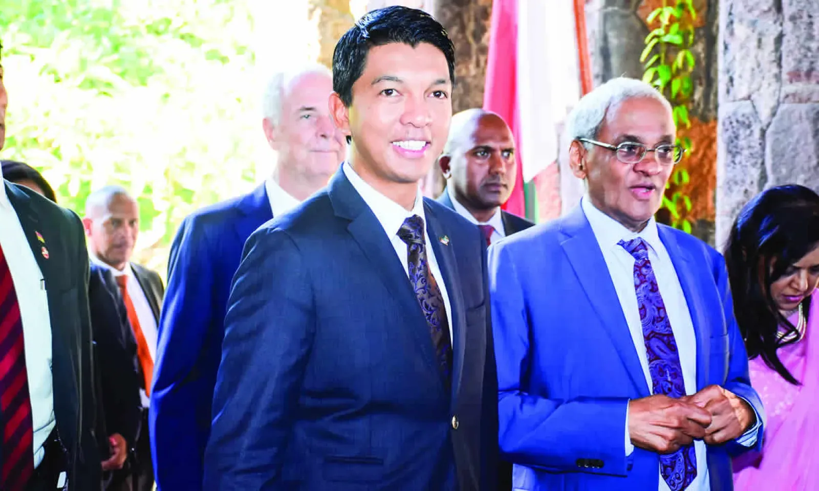 Andry Rajoelina et Vishnu Lutchmeenaraidoo