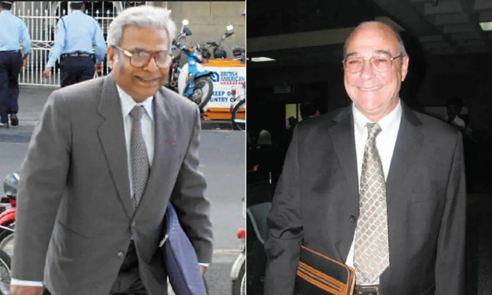 Sir Harry Tirvengadum et Gérard Tyack