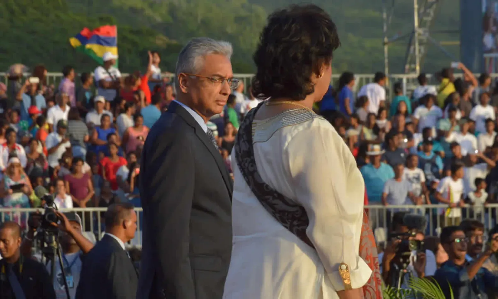 Pravind Jugnauth et Ameenah Gurib-Fakim