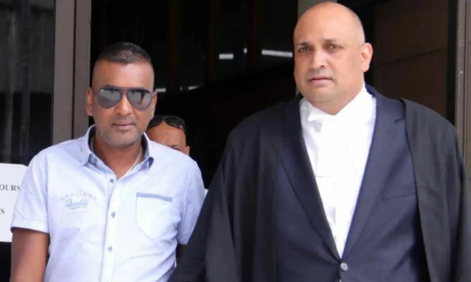 Sada Curpen et son avocat, Me Assad Peeroo.