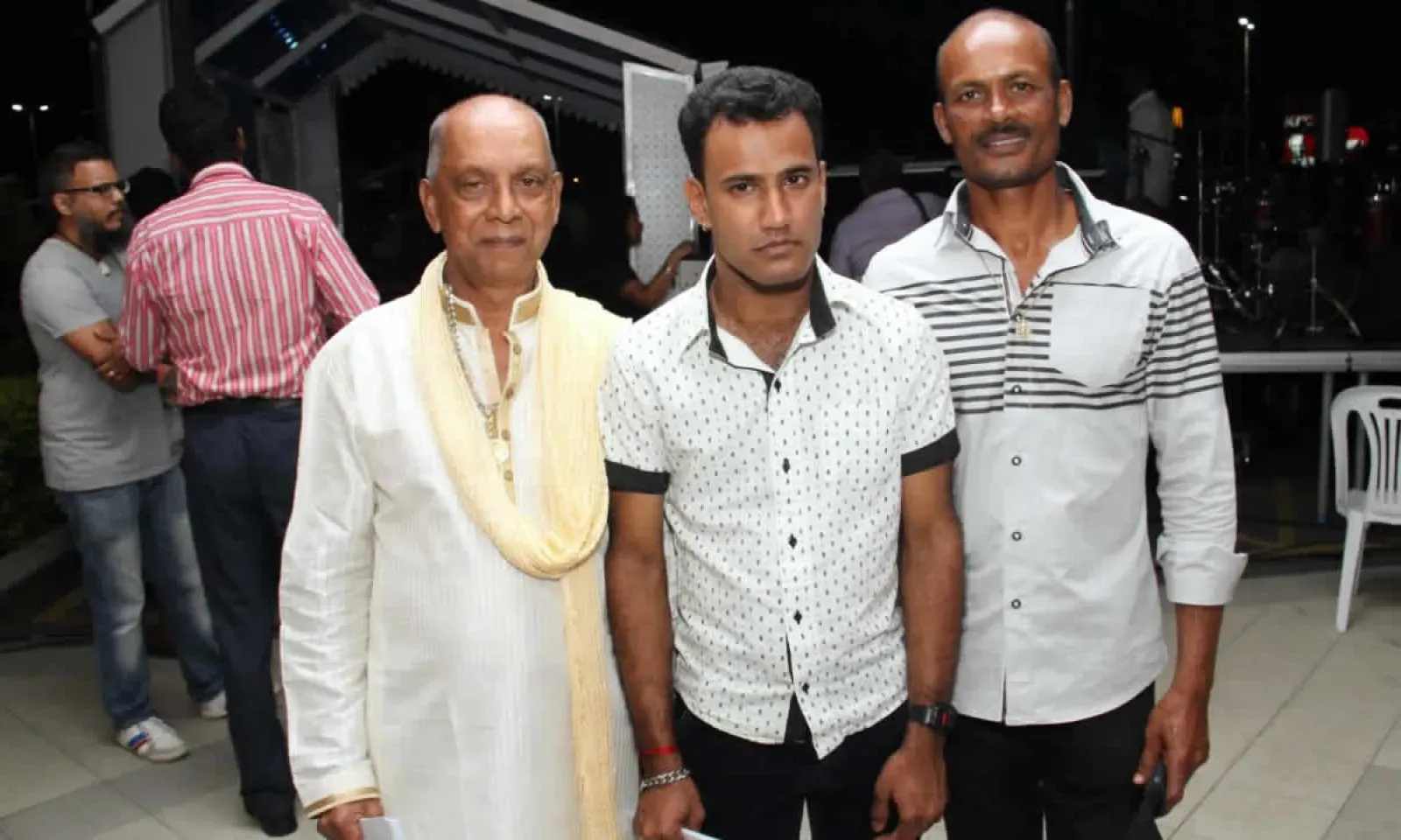 Baden Ramsamy, Girish Hirloll et Ravi Naiko