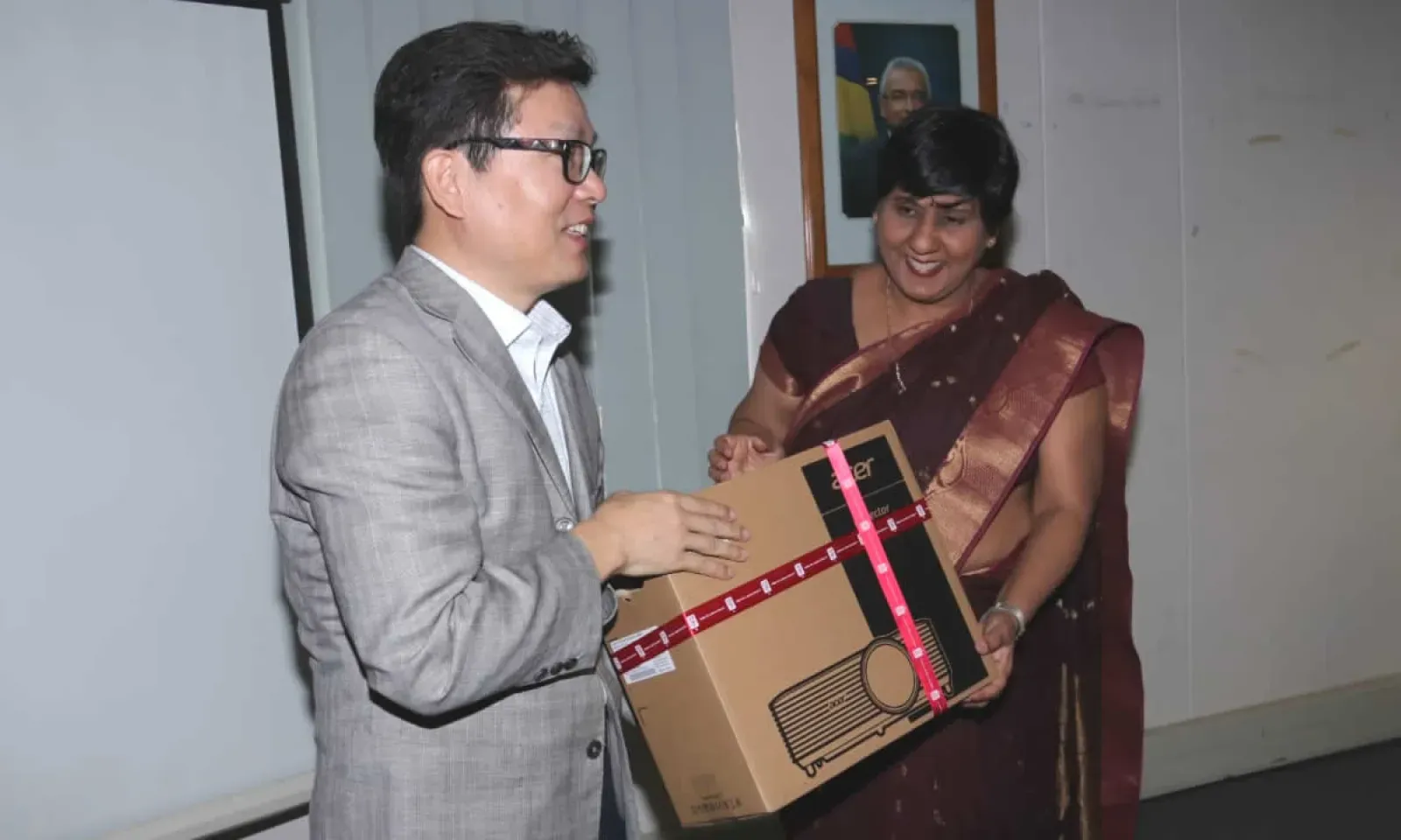 La ministre Leela Devi Dookun