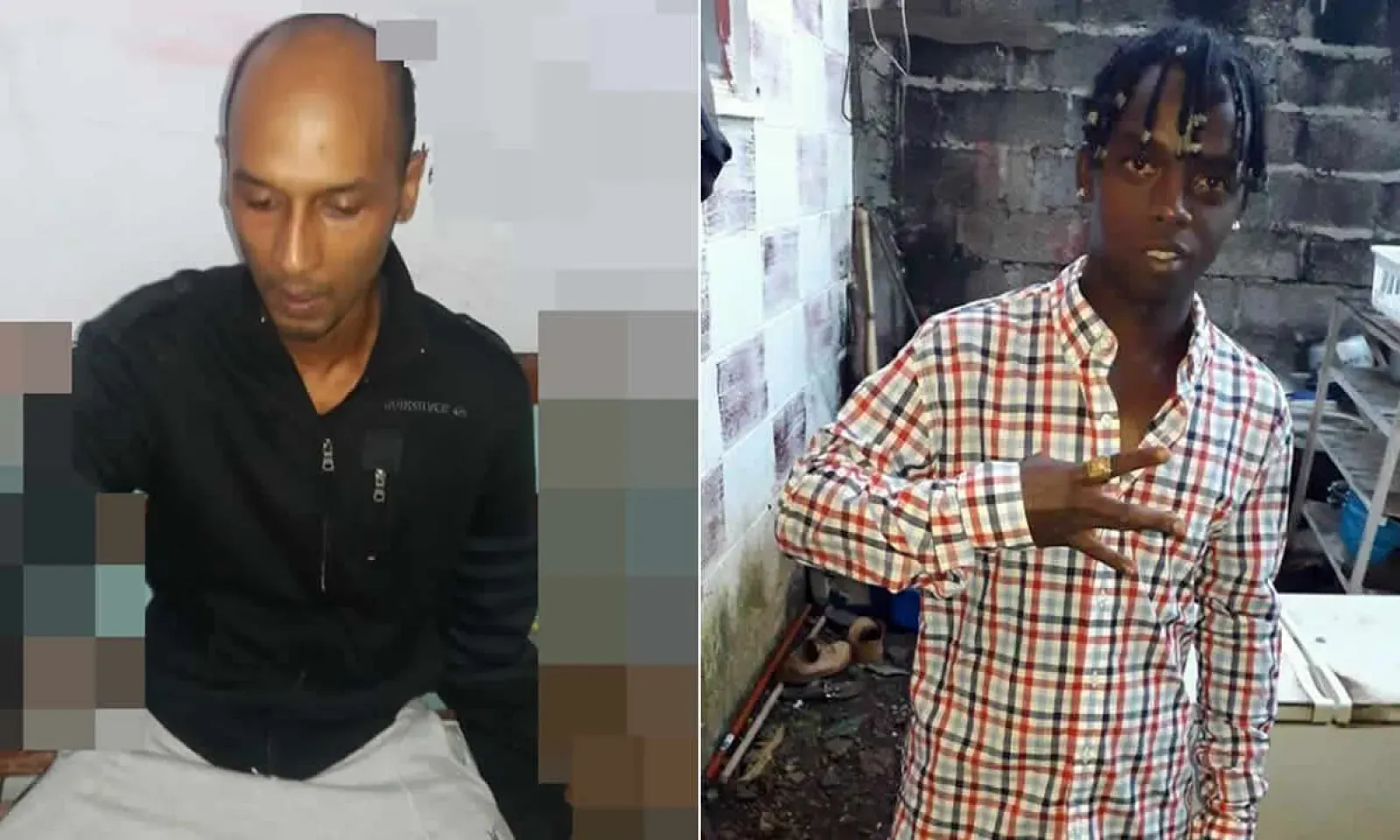 Kovilen François, le présumé meurtrier. Vizenio Marie.