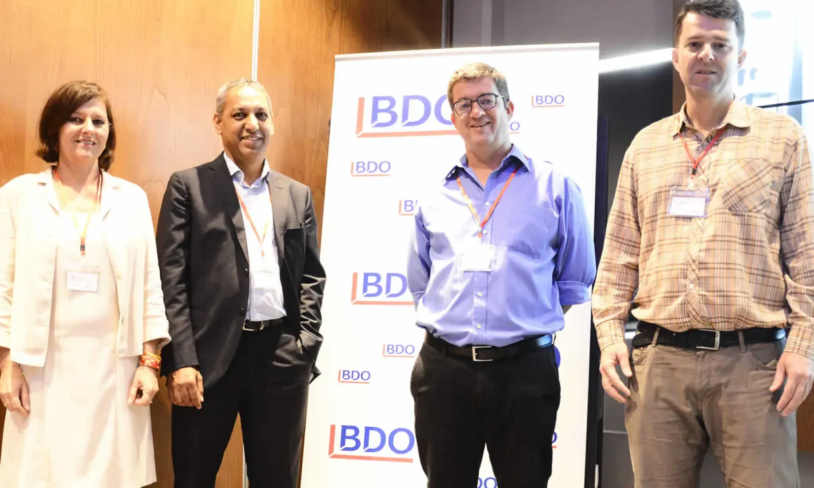 Sylvie Greco, Feizal Jownally, Philippe Fabing et Lionel Roux