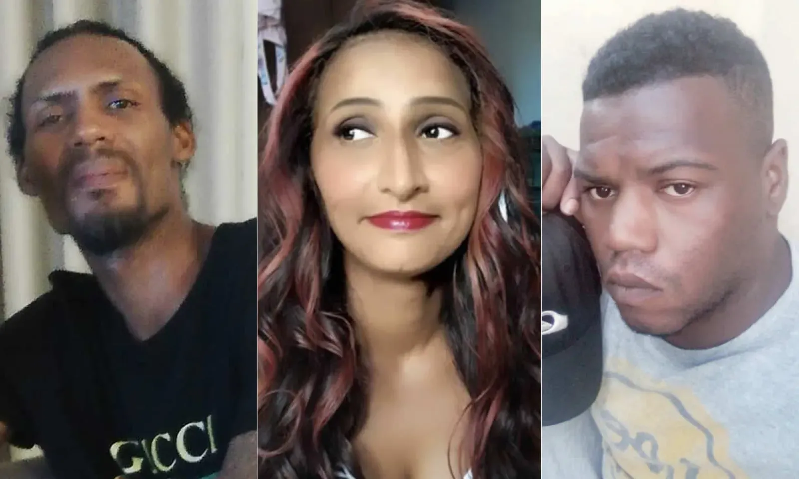 Julio Vellien, la victime, Catherine Antoine et Jordan Gujadhur.