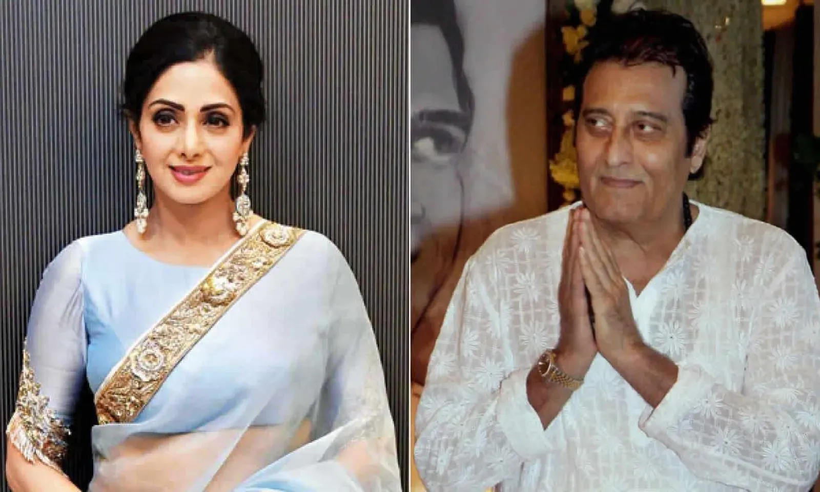 Sridevi et Vinod Khanna.