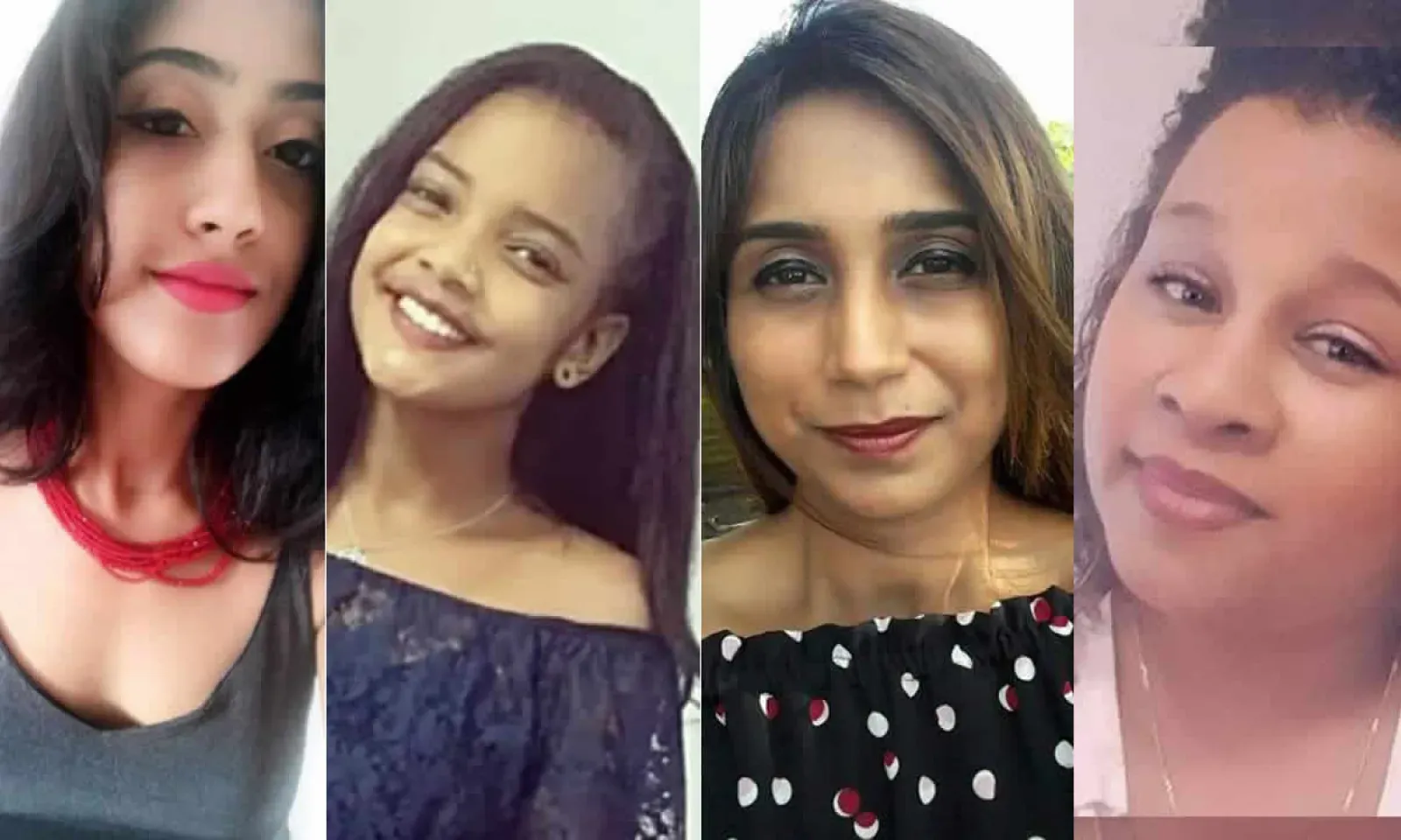 Jemma Yallappa, Kaetinya Mardiapoullé, Bhawna Atmaram et Cindy Zéphir