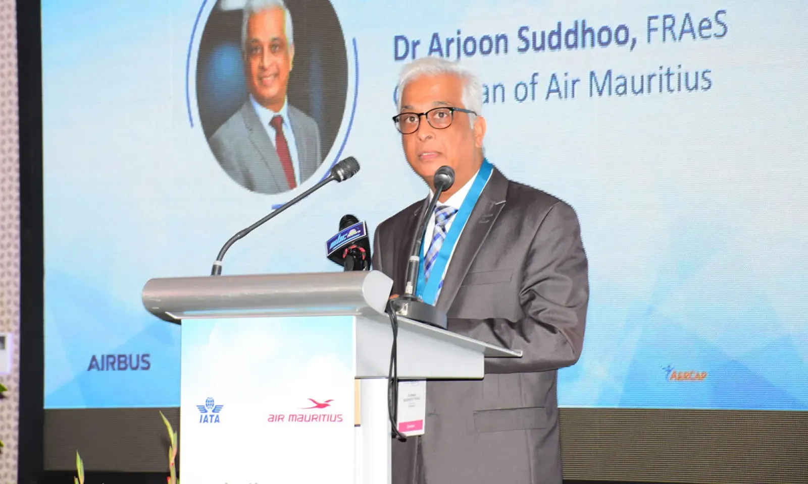 Arjoon Suddhoo, le Chairman de la compagnie d’aviation nationale.