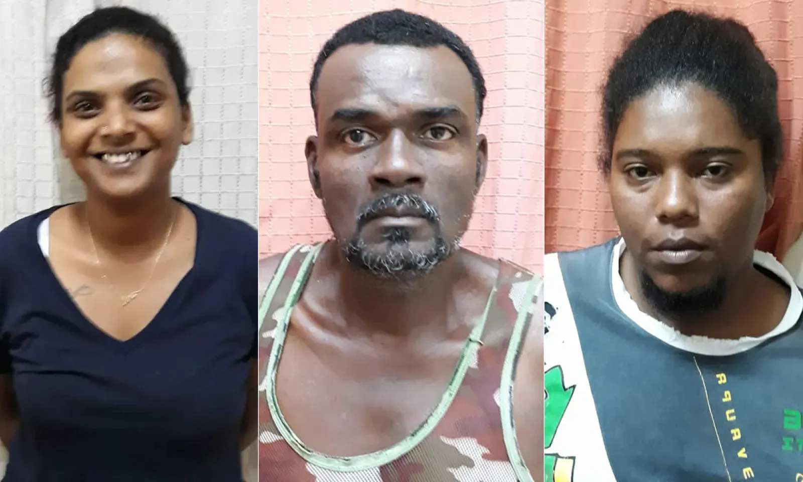 Leena Jessica Juggoo, Jean Karl Eugénie et Jean David Déesse.