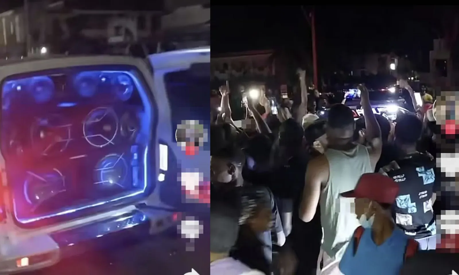 Discothèque ambulante à Flic-en-Flac