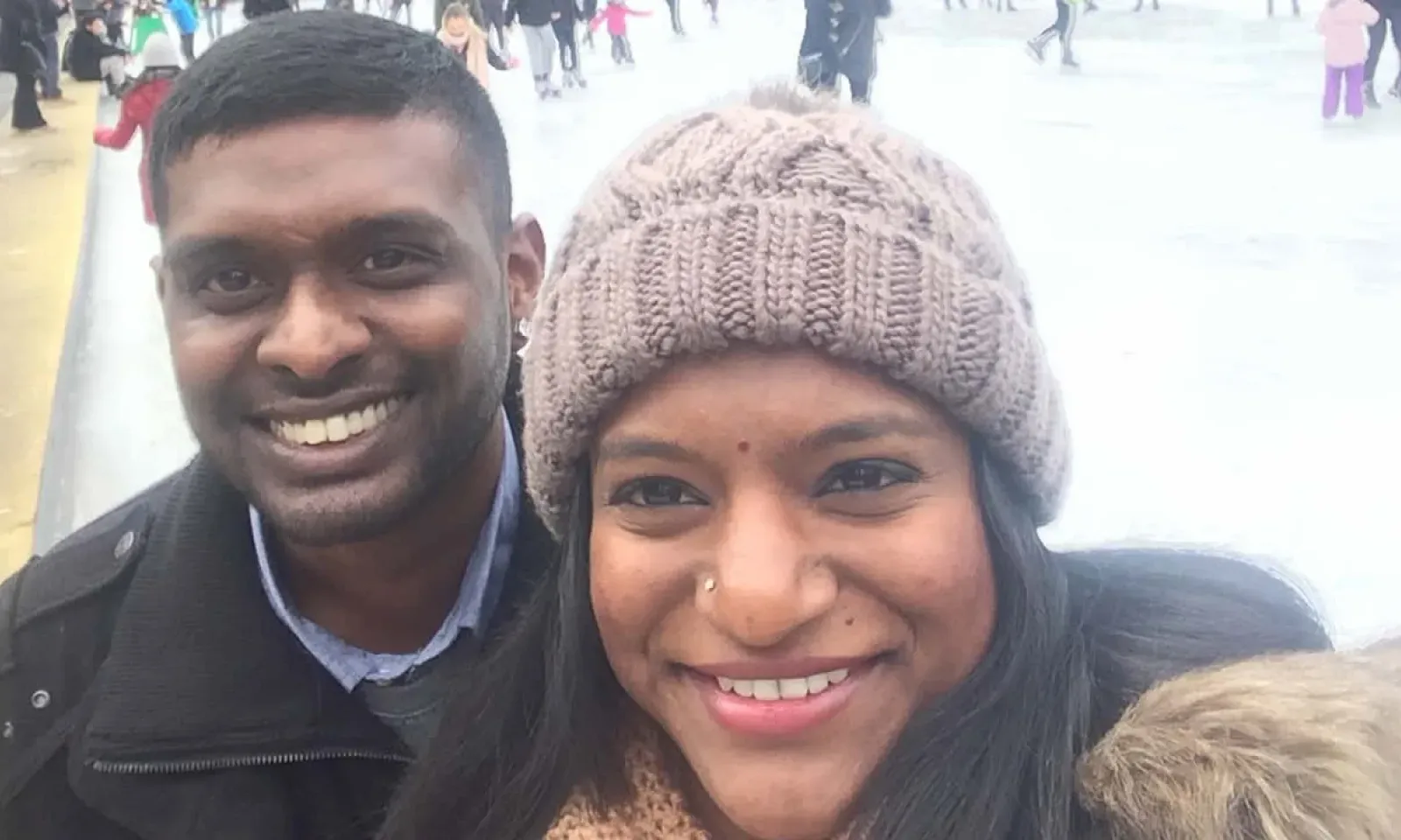 Darvin et son épouse Neelam à Toronto.