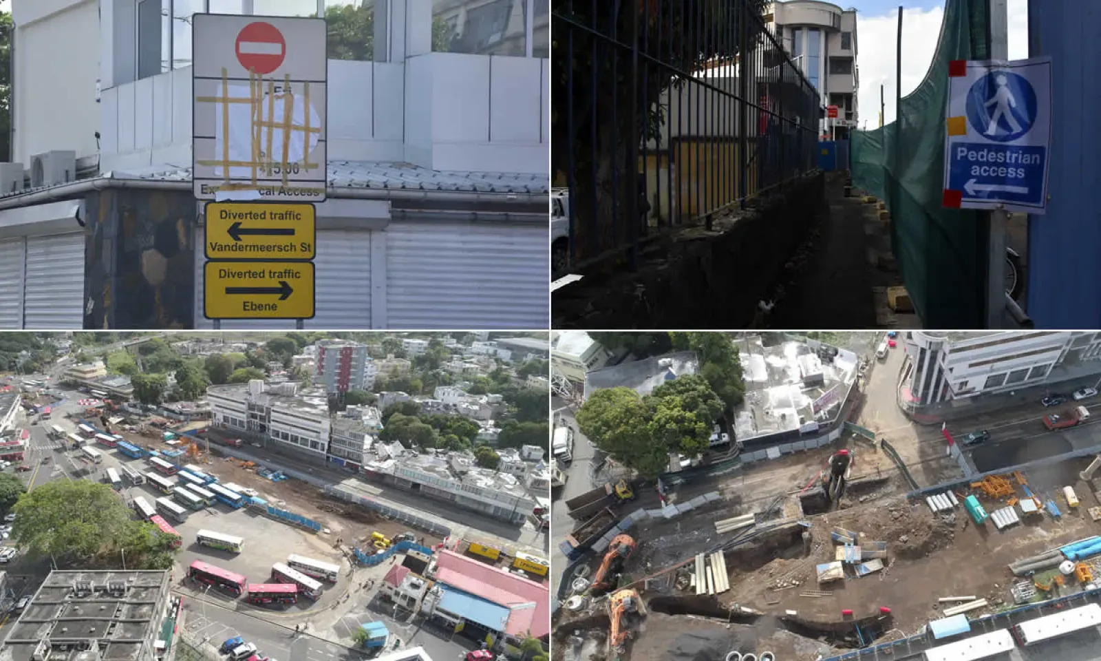 Travaux à Rose-Hill