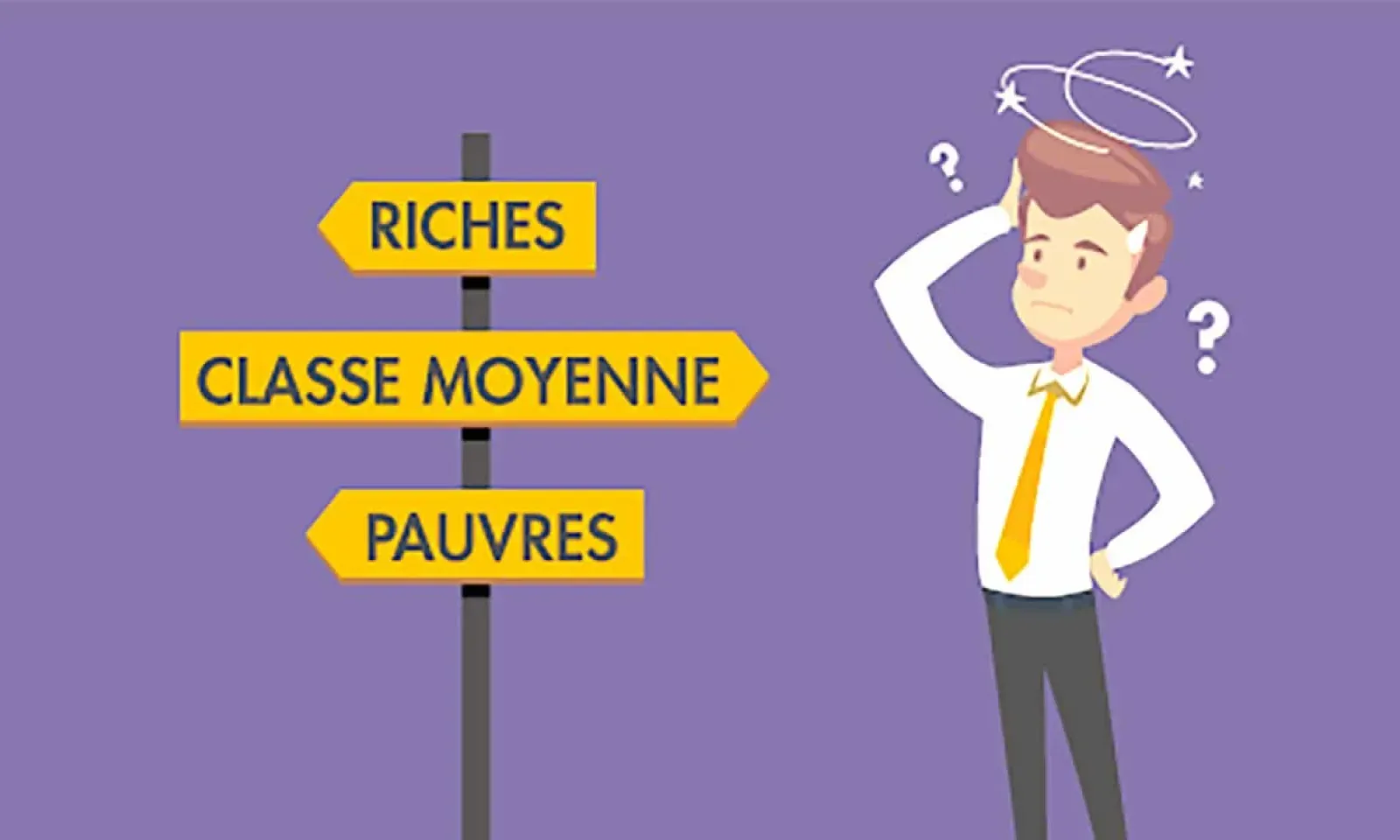 Une régression de la classe moyenne inférieure a été observée au cours de ces trois dernières années. 