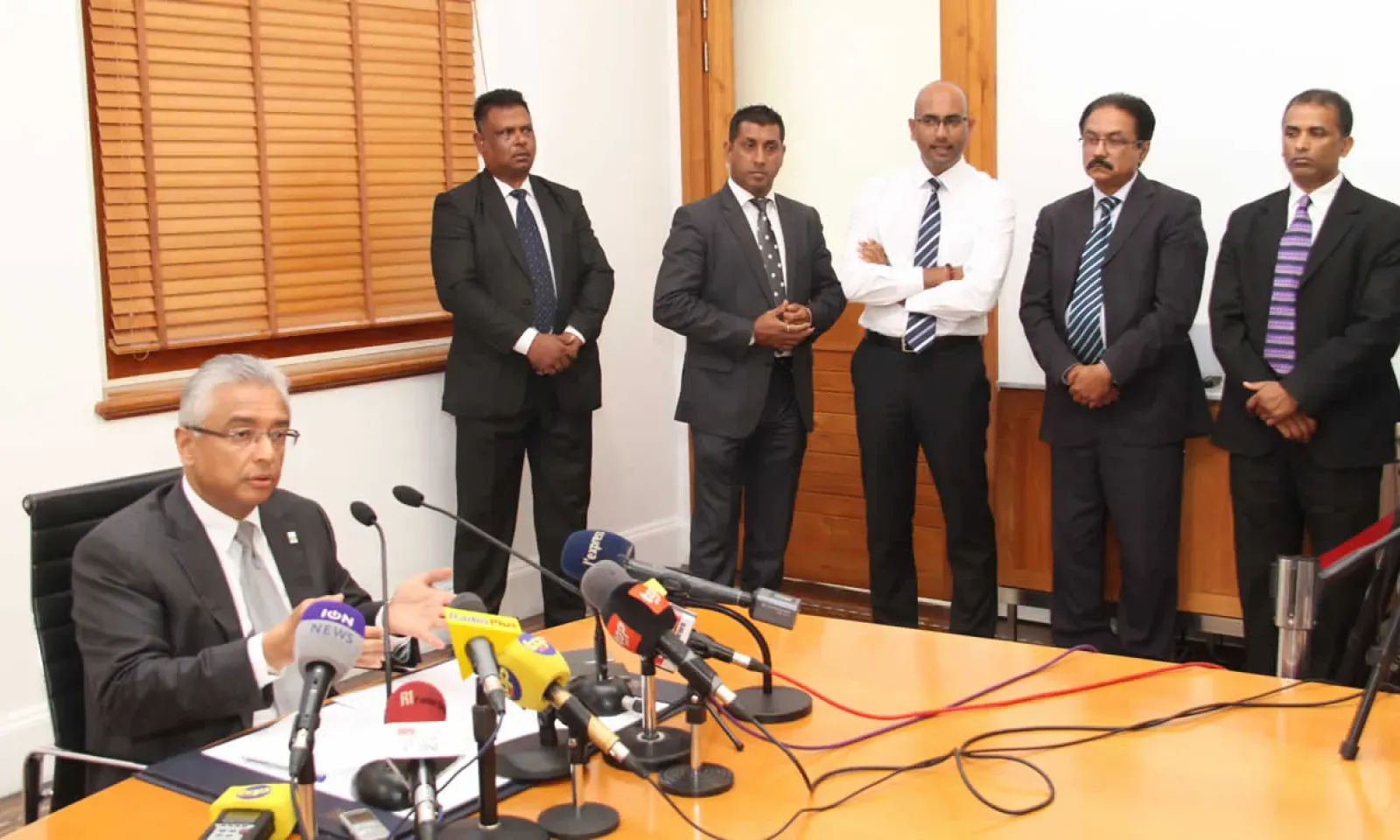 Le Premier ministre, Pravind Jugnauth