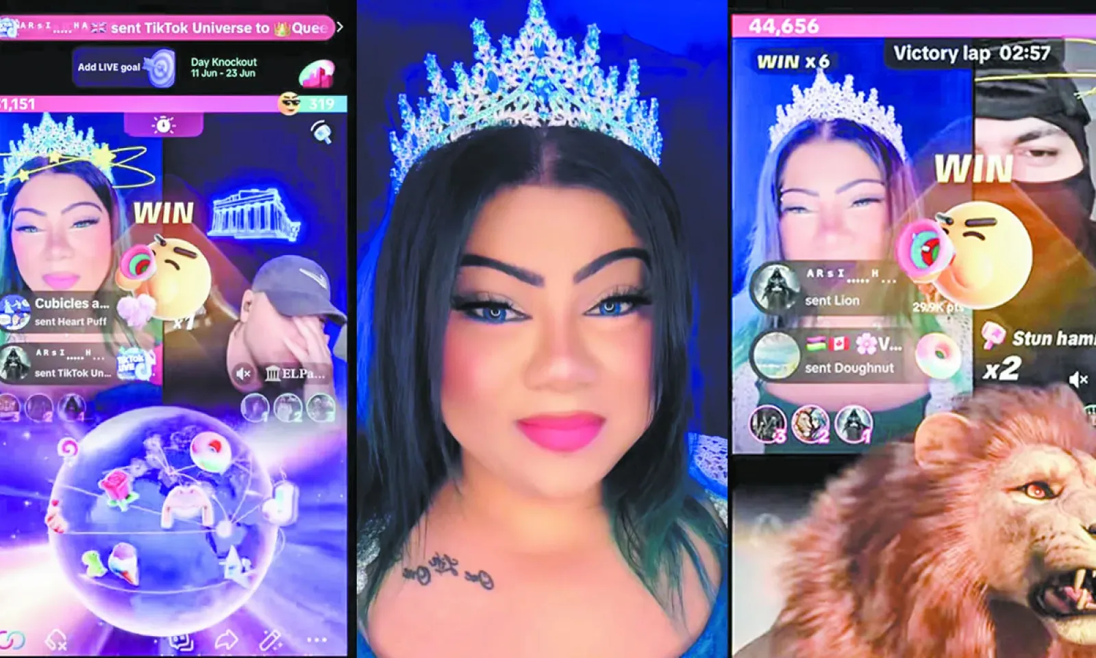 Ses directs sur TikTok sont un manifeste, au-delà du simple divertissement.