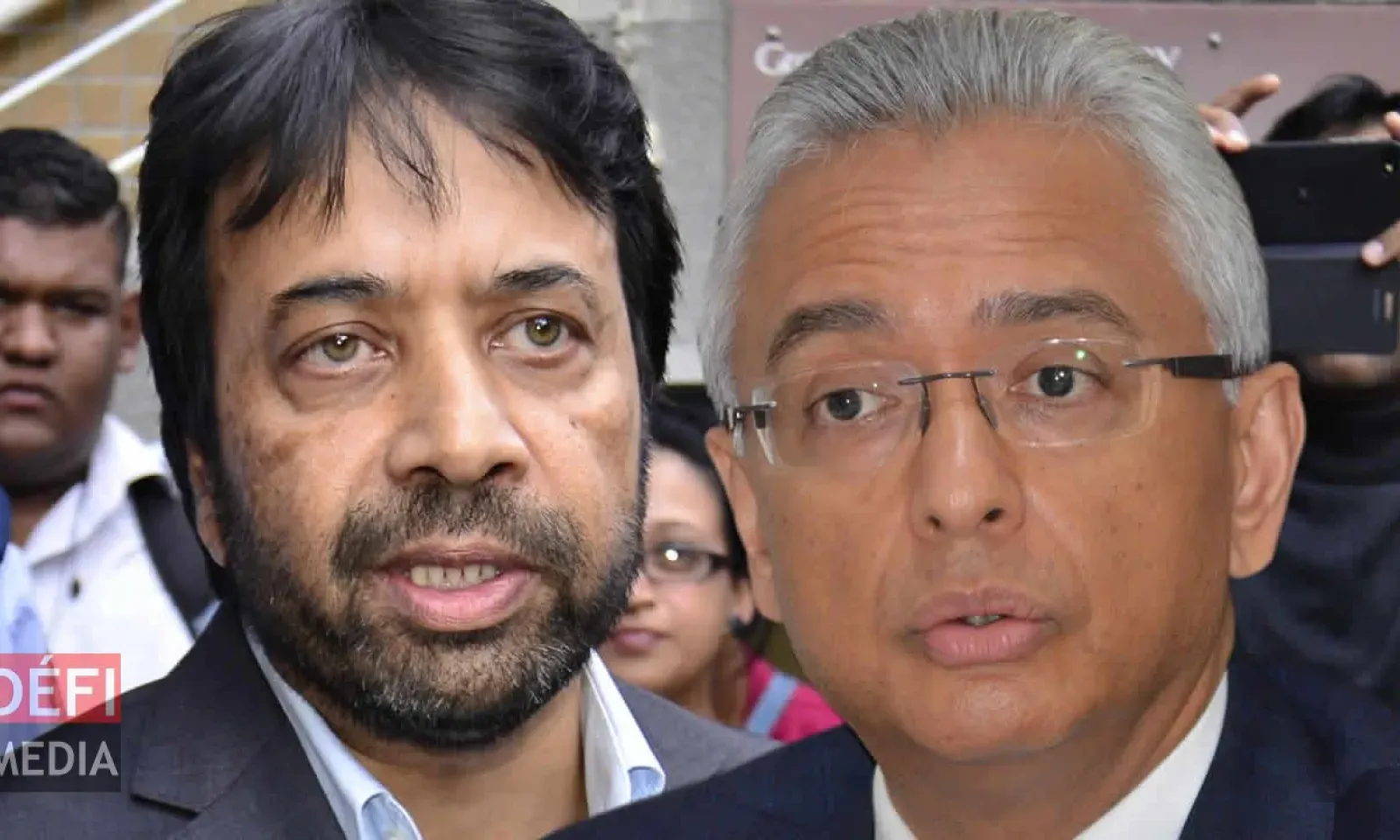 Me Satyajit Boolell et Pravind Jugnauth