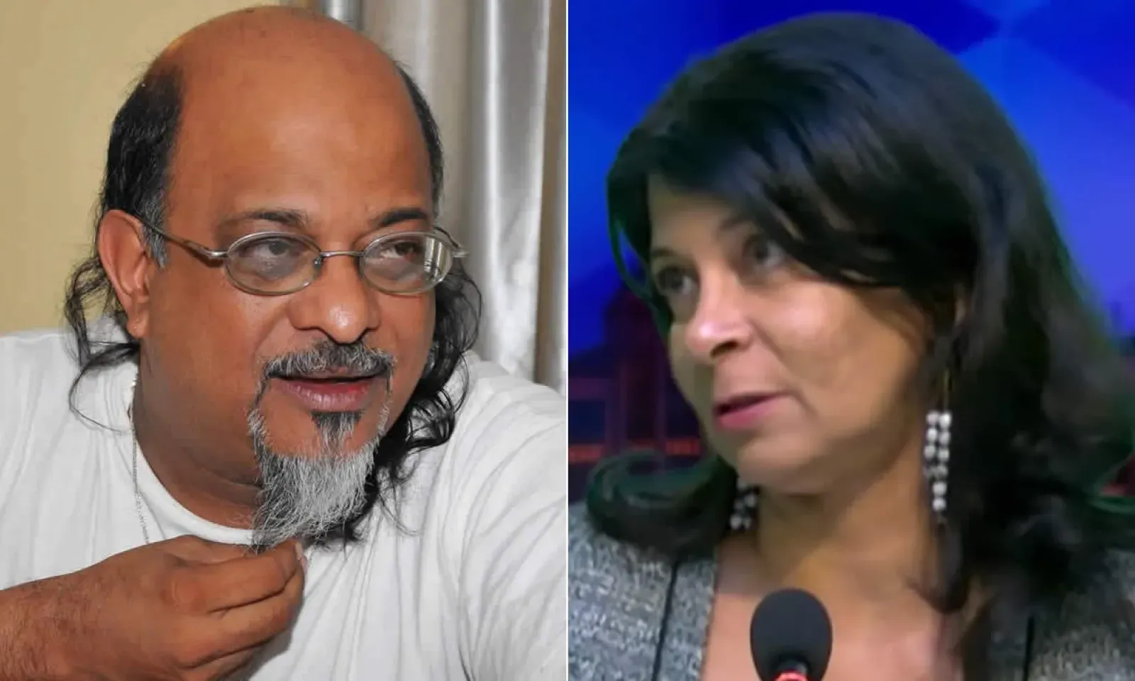 Ashok Subron et Shenaz Patel