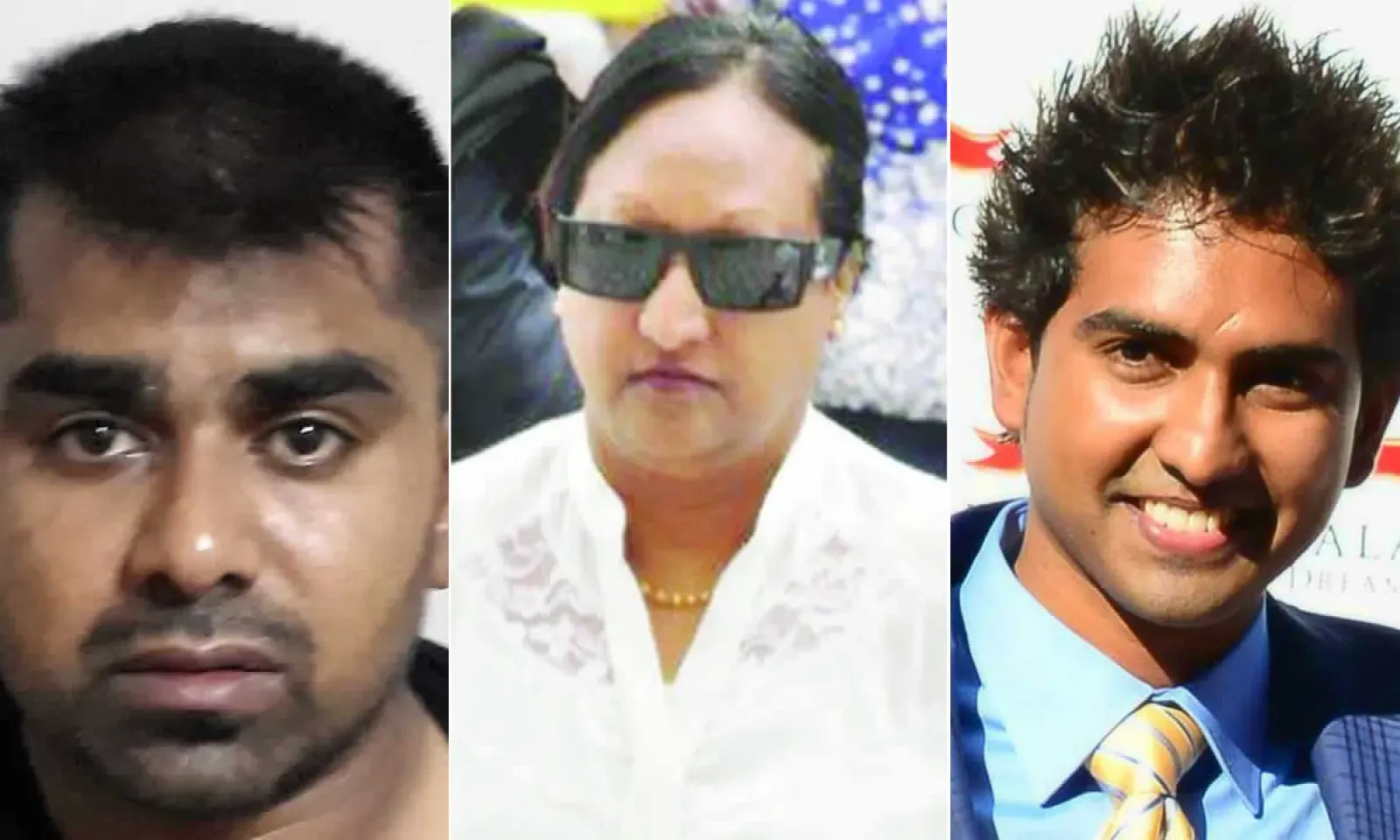 Kusraj Lutchigadoo, Marjorie Bazerque et Vicky Veeramootoo.