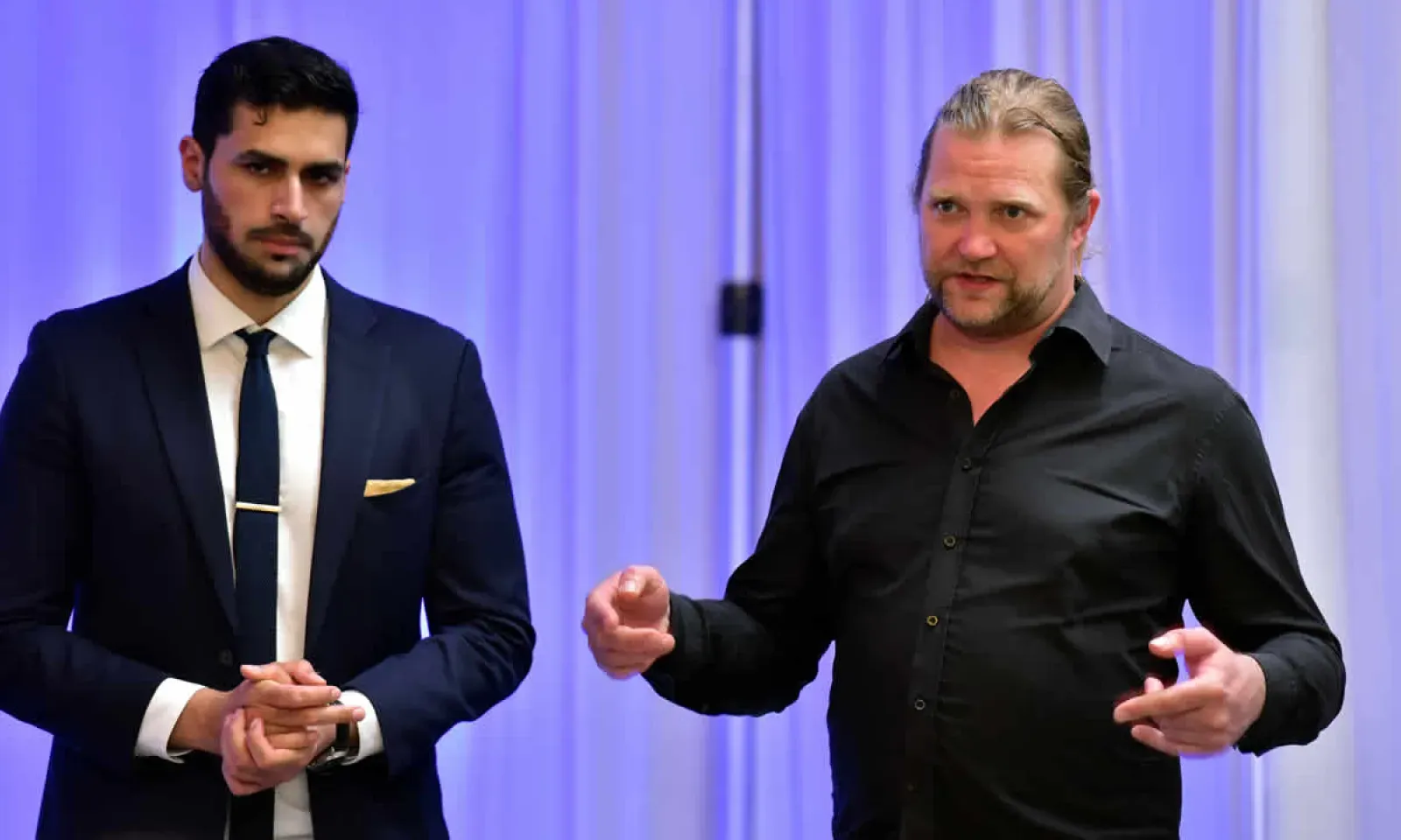 Javad Mushtaq et Tharald Nustad