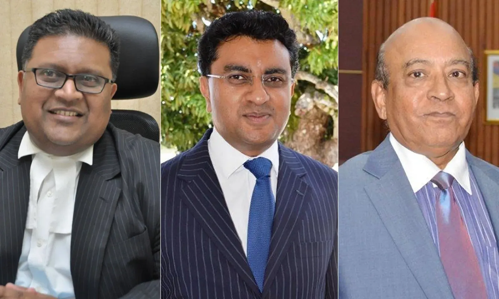 Mes Neil Pillay, Yatin Varma et Rashad Daureeawo.