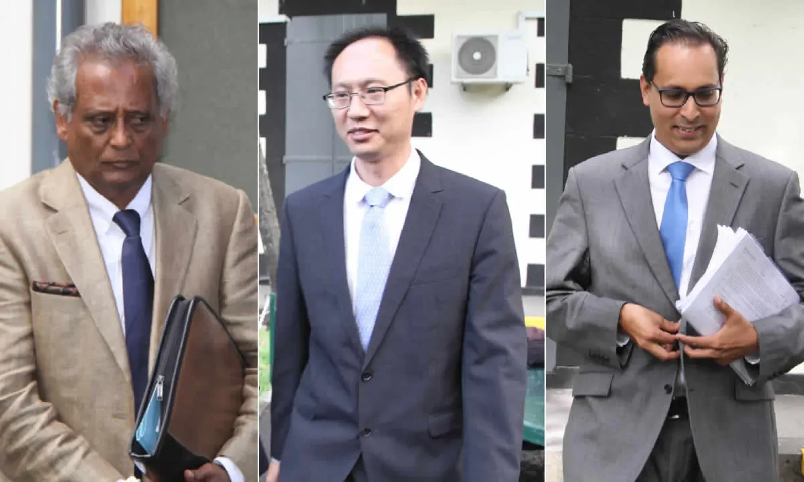 Gautam Saddul, Richard Li Tung Chung et Akilesh Deerpalsing.