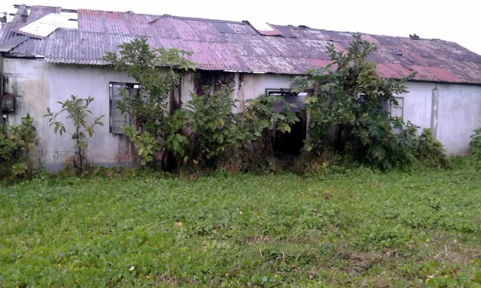 Centre de jeunesse en ruine.