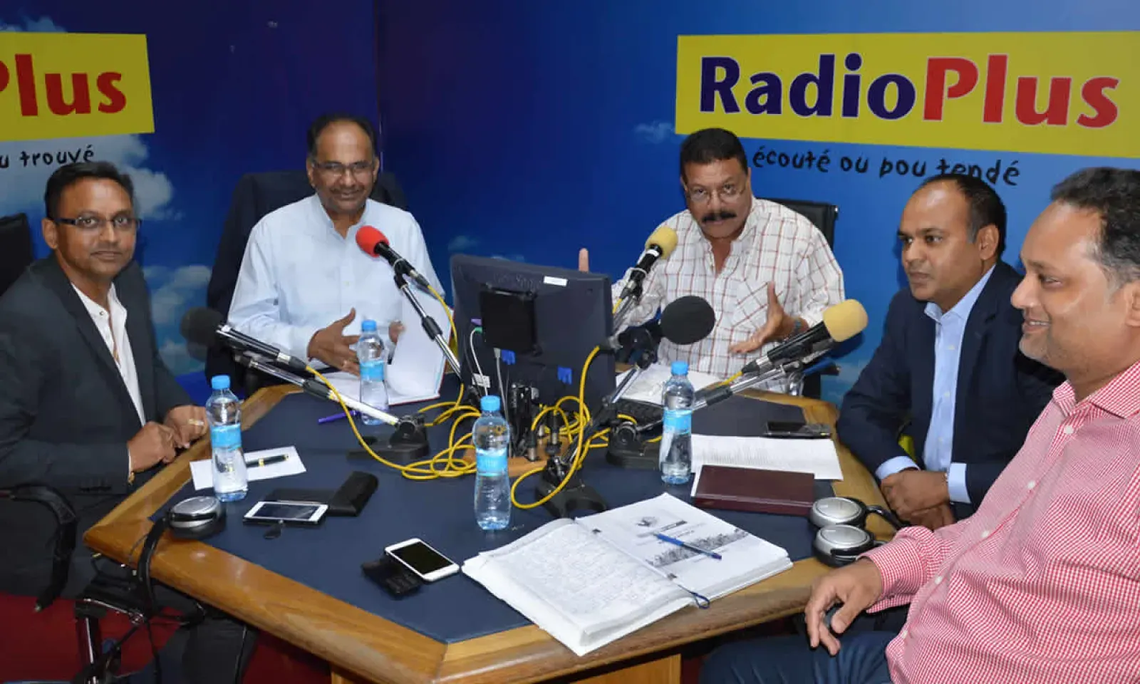 Gilbert Bablee a reçu quatre députés sur le plateau.