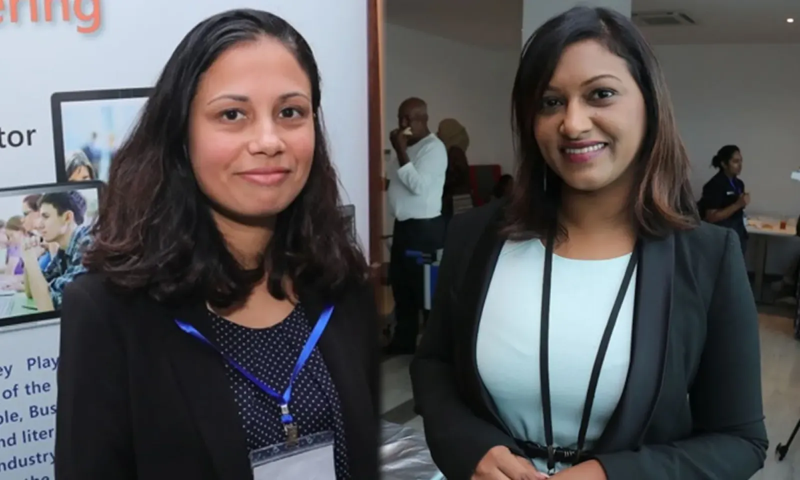 Joanne Esmyot et Dhanusha Gokhool.