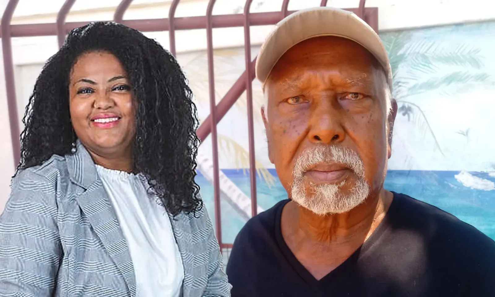 Dominique Pierre et Rosemond Samynaden.