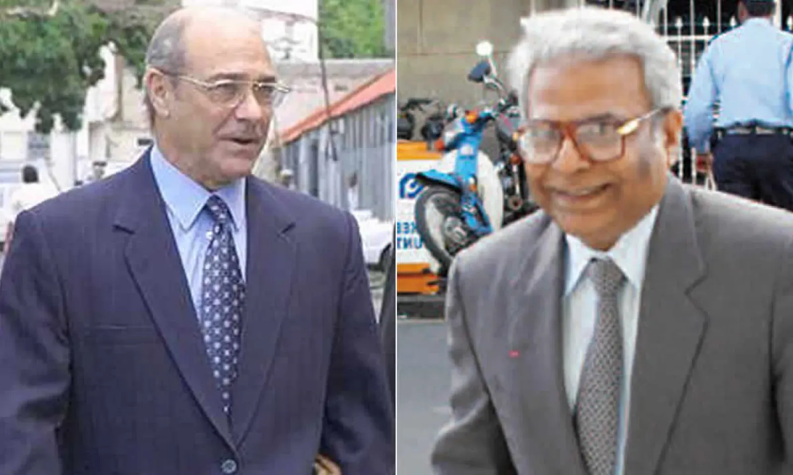 Gérard Tyack et Sir Harry Tirvengadum.