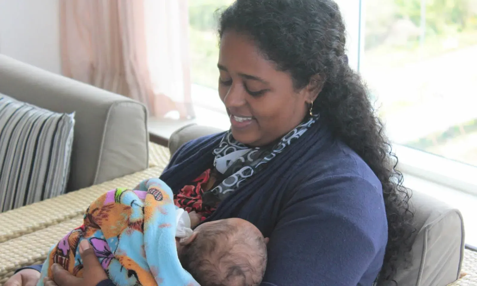 Diana Flore et son fils Raphael.