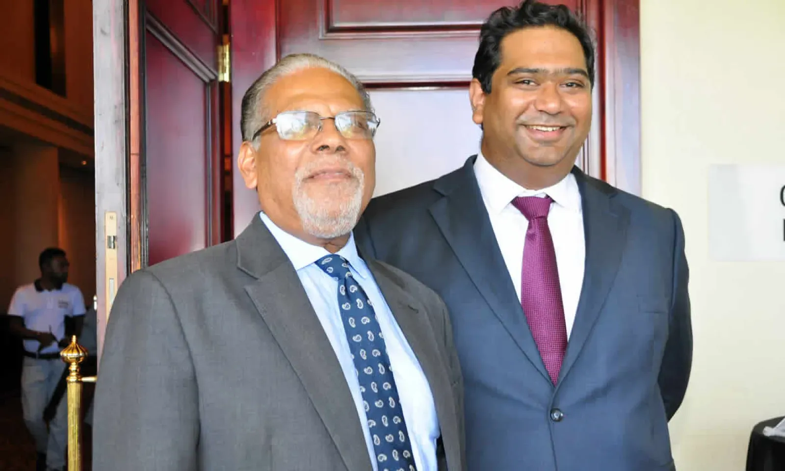 Raj Makoon et Kevin Ramkhelawon.