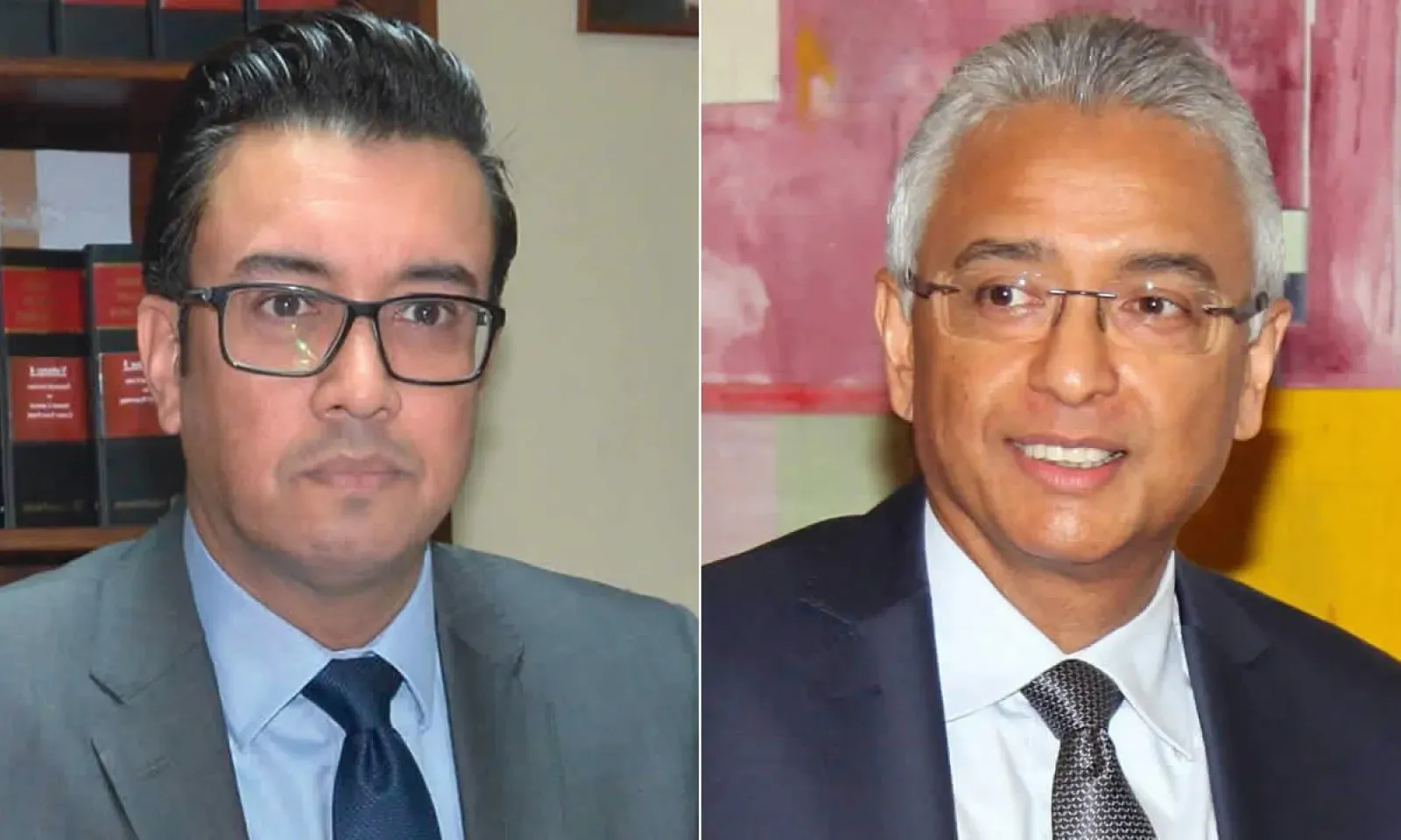 Shakeel Mohamed et Pravind Jugnauth