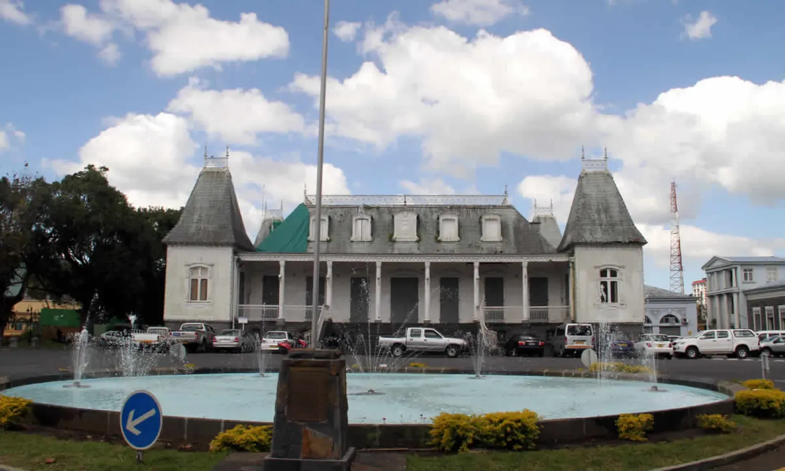 L’hôtel de ville de Curepipe. 