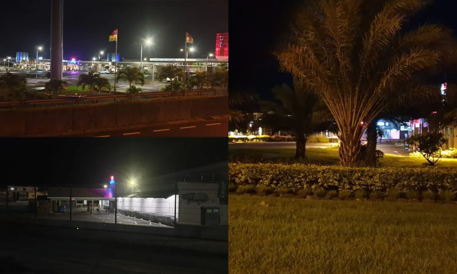 C'était le calme plat devant plusieurs grandes surfaces et supermarchés comme en témoignent nos photos prises ce mardi soir.