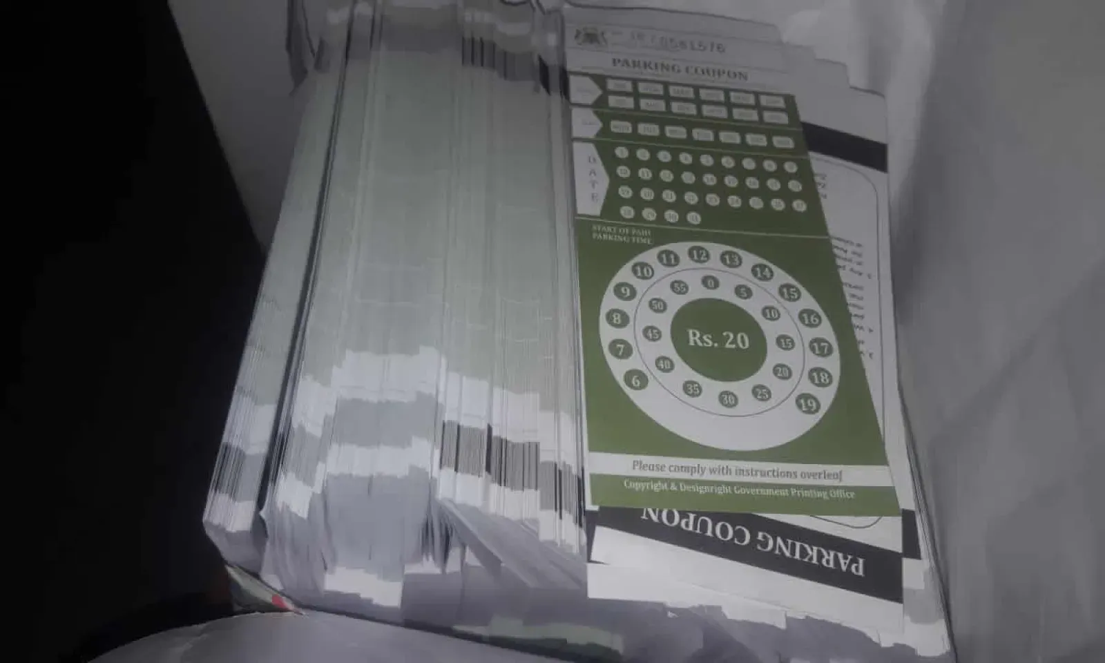 Faux coupons de parking