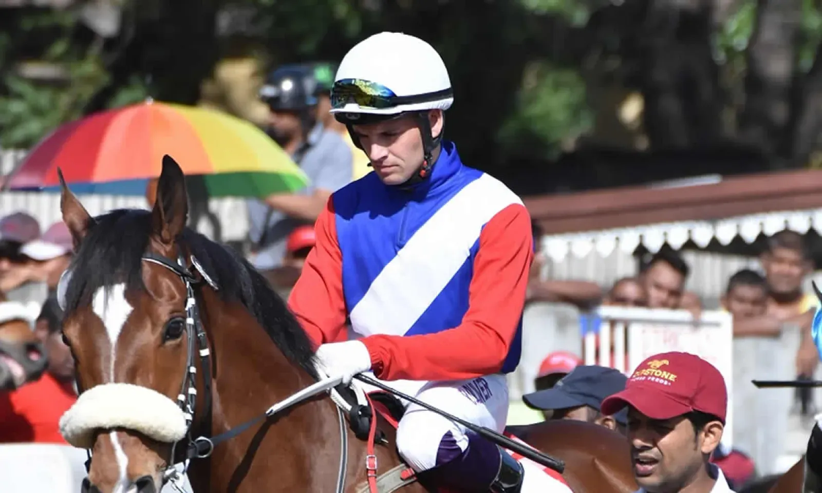 Richard Oliver avait piloté Parachute Man dans le Maiden dimanche.