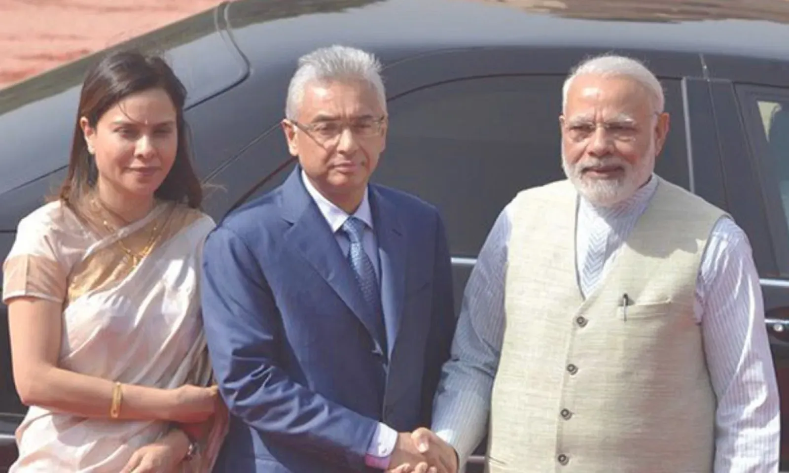 Pravind Jugnauth avait rencontré Narendra Modi en 2017, en compagnie de son épouse, Kobita Jugnauth.
