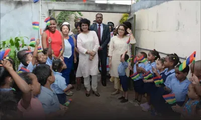 Pâques : la présidente de la République à Bois-Marchand