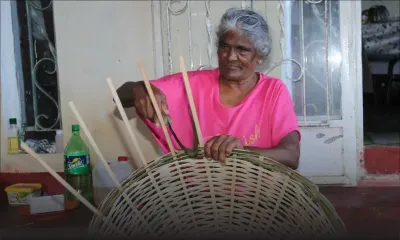 Savoir-faire d’antan : de la canne de bambous à de magnifiques paniers