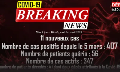 Covid-19 : 11 nouveaux cas détectés dans la soirée